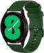 By Qubix - Sportband met motief - Groen - 18mm - Geschikt voor Garmin Venu 4 (41mm)