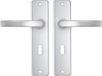 AXA Deurbeslag set Binnendeur - Edge Basic Blok - Deurkruk Aluminium - met sleutelgat - SL55