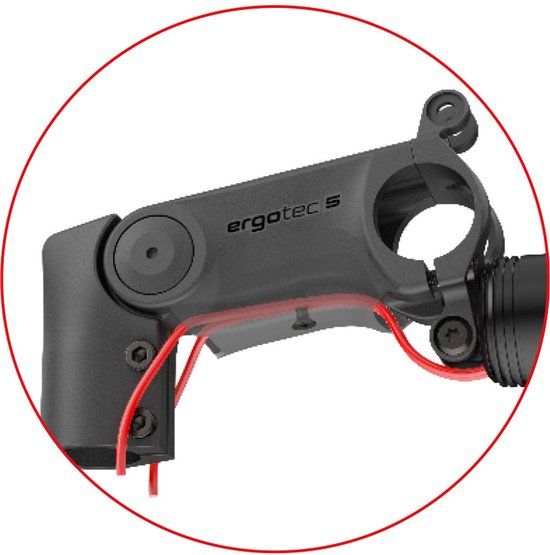 Ergotec Stuurpen ahead Ergotec 50 XL SI ø28.6mm vork / 90mm / ø31.8mm - zwart