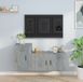 Prolenta Maison Exclusive - Set van 2 tv-meubels, betonachtig grijs, composiethout