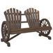 vidaXL Tuinstoel 2-zits Adirondack Hout