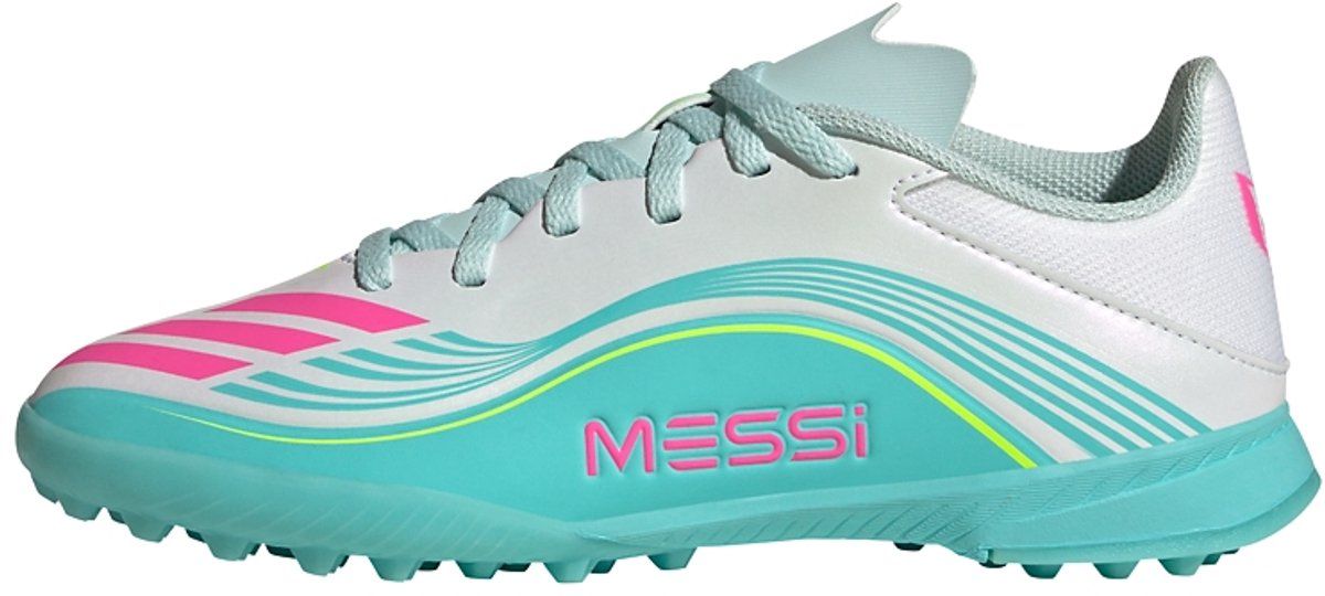 Adidas Performance F50 Messi League Turf Voetbalschoenen - Kinderen - Wit