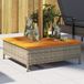 Prolenta Maison Exclusive Parasolstandaard Beschermhoes Grijs 70x70x25 cm