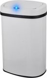 Bayt Prullenbak - Prullenbak 60 Liter - Prullenbak met Sensor - Vuilnisbak - Afvalbak - Metaal - Wit
