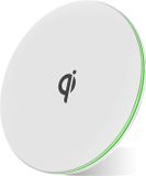 MMOBIEL Draadloze Oplader 15W Qi Opladen – Wireless Charging Pad Geschikt voor iPhone en Samsung Oplader – Oplaad-pad ook Geschikt voor AirPods en Galaxy Buds – Draadloze Qi Snellader – Wit