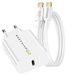Mayaxess, adaptateur secteur 20W pour Galaxy A55 + câble USB-C 1 mètre, blanc