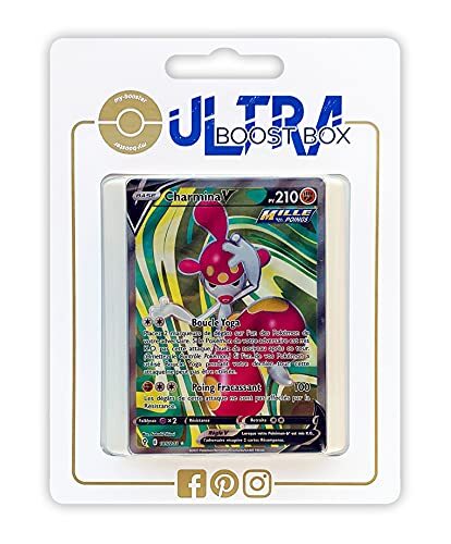 my-booster Charmina V (Medicham V) 185/192 Rapid Strike Full Art - Ultraboost X Epée et Bouclier 7 Évolution Céleste - Doos met 10 Franse Pokemon kaarten