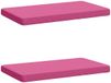 vidaXL Canapé 2 pièces VUGHT 100% Polyester Rose