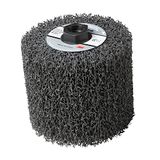 Scotch-Brite(TM) Scotch-Brite Match and Finish Flap Brush, Aluminium Oxide, 4-1/2" Diameter x 4" Breedte, 5/8"-11 Thread, Extra Grove Grit (Pak van 1)