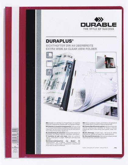 Durable Duraplus - Rood - Mappen