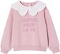 Vertbaudet Sweater - meisjes - lichtroze - 164