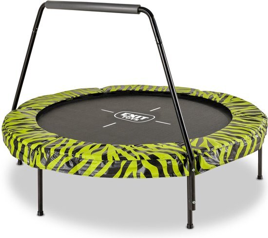 Exit Tiggy junior trampoline met beugel ø140cm - zwart/groen