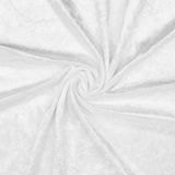 VmG-Store panne fluweel stof 2m x 145cm om te naaien NIET verkocht per meter glanzende stretch fluweel voor gordijnen toneelkostuum jurk kleding tafelkleed decoratieve stof (002 wit)