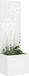 Écran de confidentialité de jardin blanc 50 x 32 x 150 cm Acier laminé à froid