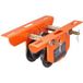 Chariot manuel à palan électrique, capacité 499 kg/0,5 t, compatible PA200-PA500, roues doubles, largeur de rail réglable 6-12 cm, pour poutre en I droite ou courbée.