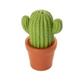 Fisura - Cactus Peper- en Zoutstel Keramiek Groen/Bruin