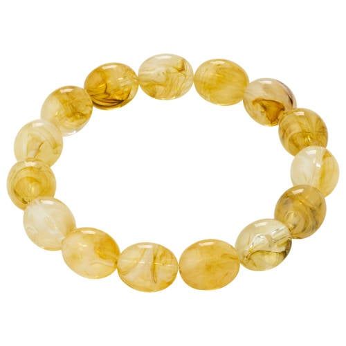 PILGRIM armband Still geel