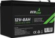 EcoLine AGM 12V 8AH 8000mAh VRLA Batterij
