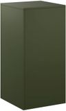 vidaXL Plantenstandaard Olijfgroen 40 x 40 x 80 cm Weervast Staal