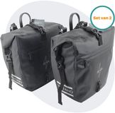Voltano Enkele Fietstas Set E-bike - Zwart - 46 Liter