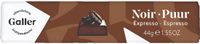 Galler Chocoladereep Dark Espresso, 44 g