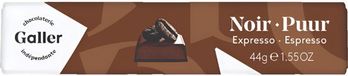 Galler Chocoladereep Dark Espresso, 44 g