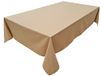 Hoogwaardig Concept Tafelkleed ovaal 150x350cm camel