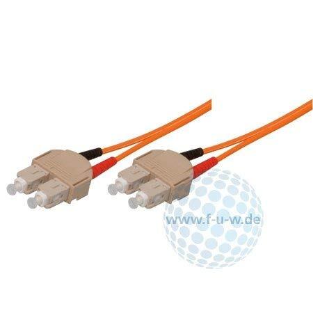 Tecline 76901 OM1-fiber LWL-kabel (62,5/125 µm, 1,0 m) oranje