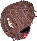 Rawlings MLB Honkbal PCM30 Catcher Handschoen 33 Inch Links Vangen Volwassenen Bruin