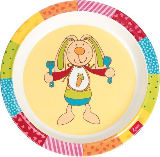 Sigikid Melamine bord Rainbow Rabbit 24441 multi colour