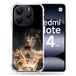 Cokitec Xiaomi Redmi Note 14 5G Manga One Piece Ace Zwart Versterkte hoes