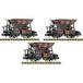 Fleischmann 6660159 N Set de 3 pièces : wagon à ballast, DB