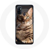 Maniacase Hoesje voor Oppo A53 Bengaalse kattenrace