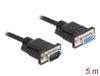 Delock Serial Cable RS-232 D-Sub9 male to female with narrow plug housing 5 m