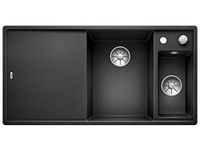Blanco Silgranit spoelbak, 990x500 mm, met afvoerbediening en toebehoren, InFino, antraciet