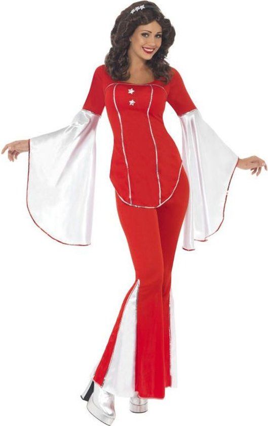 Smiffys Super Trooper Abba kostuum Seventees verkleedkleding maat S (36-38)
