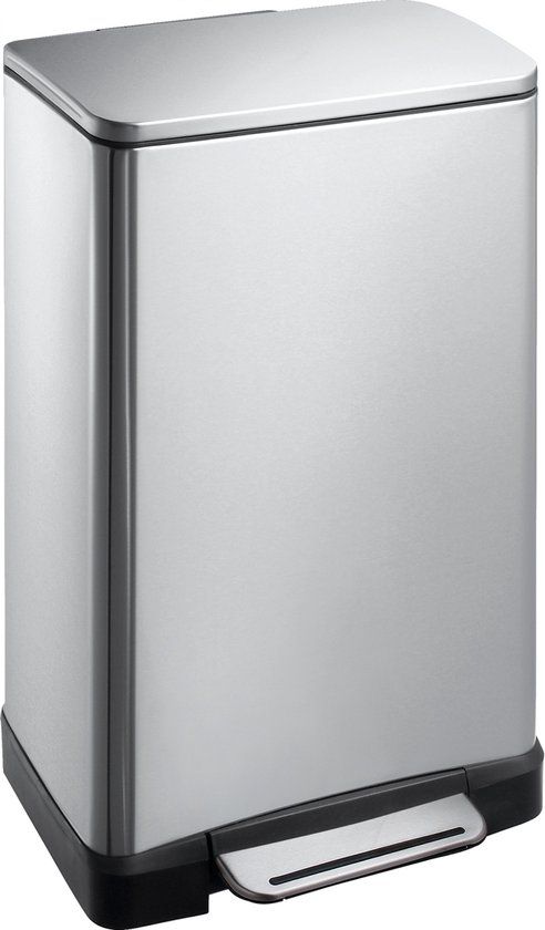 EKO E-Cube Pedaalemmer - 30 liter - Mat RVS