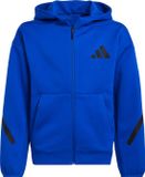 adidas Z.N.E. Sportjack met Capuchon en Lange Rits - Kinderen - Blauw - 128