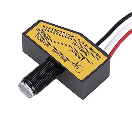 Tangxi 12V 24V 36V 48V fotocel schakelaar, mini optische schakelaar Auto AAN UIT lichtsensor schakelaar 8V tot 50VDC