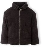 Minoti teddy borg jas meisjes - met capuchon