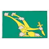 AZ FLAG Vlag Ierland Starry Plough groen 90 x 60 cm