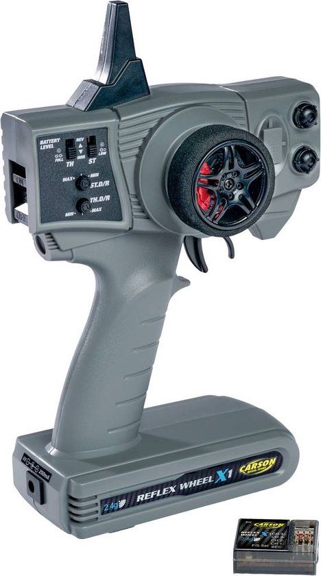 Carson RC Sport Reflex Wheel X1 RC pistoolzender - Kleurloos