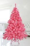 Spetebo Kunstkerstboom met standaard, 120 cm, roze
