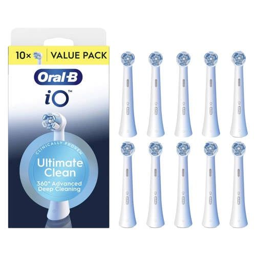 Oral-B iO Series Ultimate Clean opzetborstels - wit - 10 stuks