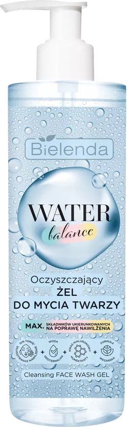 Bielenda Water Balance Reinigingsgel Gezichtsreiniging 195g