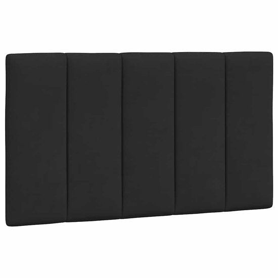vidaXL Hoofdbordkussen "Hanko" 80 cm fluweel zwart
