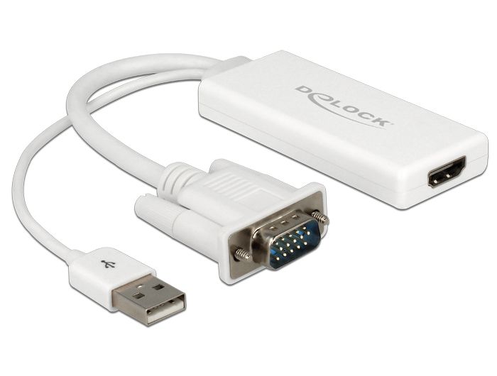 DeLOCK 62460 0,25m wit