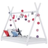 VidaXL Kinderbed Wit Hout 70 x 140 mm