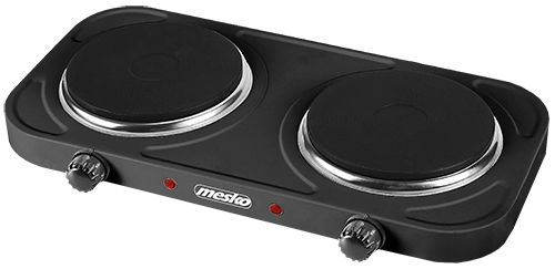 Mesko Home Mesko MS 6509 - Elektrische kookplaat - 2 zones - Zwart