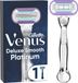 Gillette Venus Deluxe Smooth Platinum Scheersysteem voor Vrouwen - 5 Scheerbladen - Paars